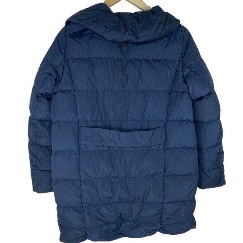MaxMara Weekend Urban Womens Sz 4 Navy Blue Down Puffer Jacket Made in Italy - Picture 2 of 12