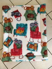 Large Refillable Fleece Cat Kitty Catnip Pad Mat Toy Organic Cat Nip Handmade
