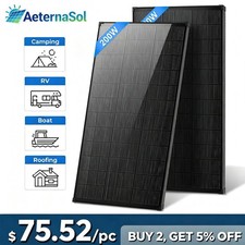 AeternaSol 2Pack 200W Solar Panel N-Type Mono...