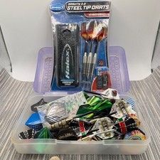 Halex Gravity 2.0 Steel Tip Darts 22g Set with Case and Large Accessory Lot