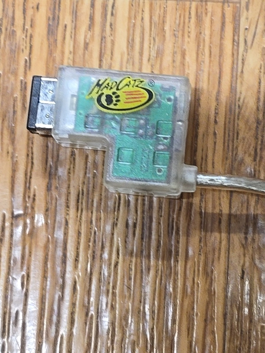 Vintage Mad Catz Gameboy Advance SP 3.5mm Headphone Jack Adapter