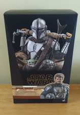 Star Wars 1 6 TMS052 The Mandalorian and Grogu Deluxe Version HOT TOYS Used
