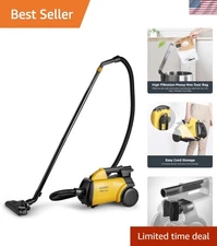 3670M Lightweight Powerful Vacuum Cleaner for Carpets & Hard Floors - Yellow