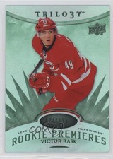 2014 Trilogy Level 1 Rookie Premieres Radiant Green 74/199 Victor Rask #114 0c3