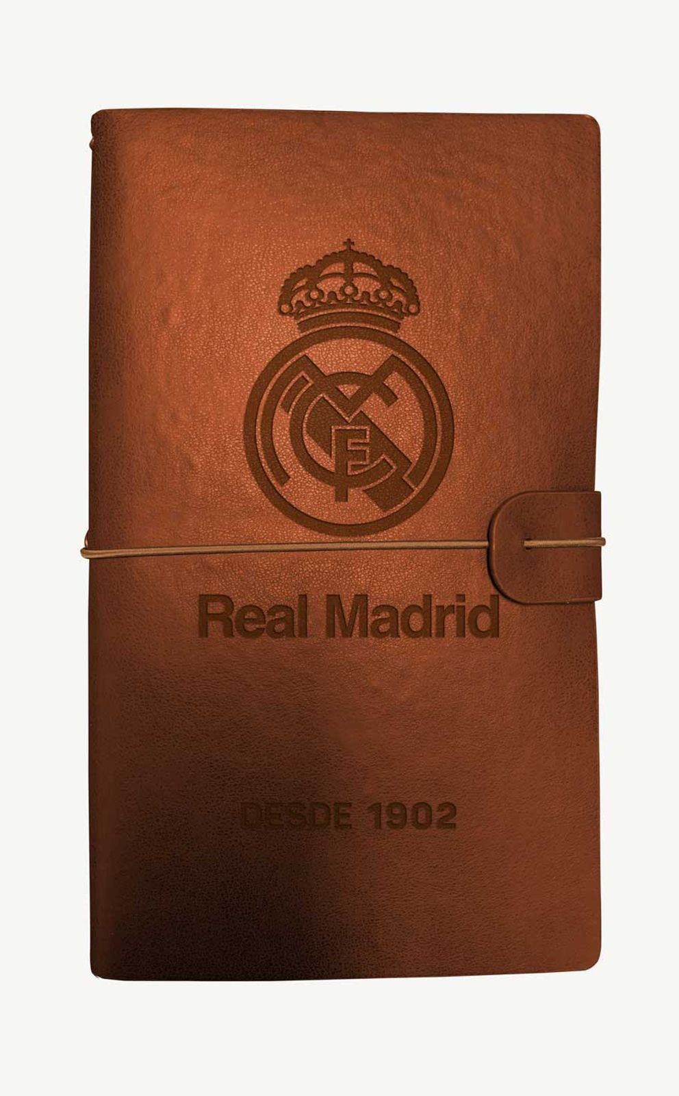 Real Madrid Travel Journal faux leather notebook 11,7x19,6 cm birthday gift idea