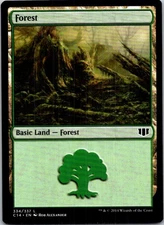 Forest (334) Magic The Gathering Commander 2014 Light Play