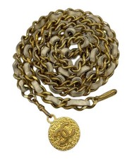 CHANEL          Chain belt gold