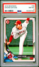 2018 Bowman Shohei Ohtani RC #49 PSA 8