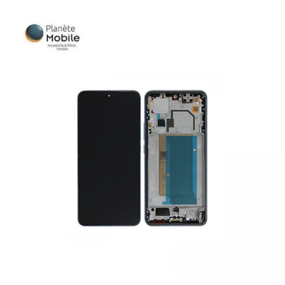 Ecran LCD et Vitre Tactile avec Châssis Noir Pour Blackview BV9800 Pro