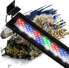 Full Spectrum LED Aquarium Light for 5/10 Gallon Freshwater Tanks, Adjustable 12