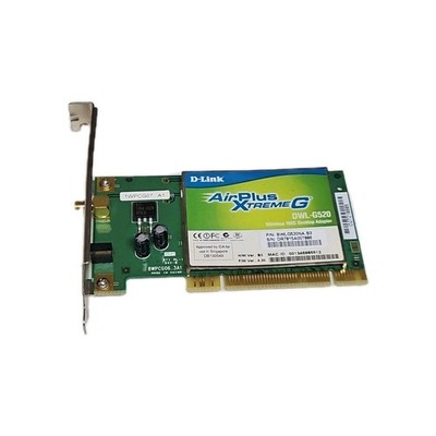 D-Link AirPlus Xtreme G DWL-G520 PCI Wireless Network Adapter Card 108Mbps
