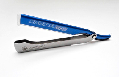 DOVO SHAVETTE BLUE Rasiermesser Wechselklinge Solingen Razor+ 3 Klingeneinsätze!