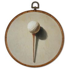 Vintage Golf Wall Art Decor - Retro Sports Trendy Wall Art Canvas Frame Hangi...