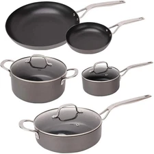 Swiss Diamond - 8 Pc. Hard Anodised Cookware Set