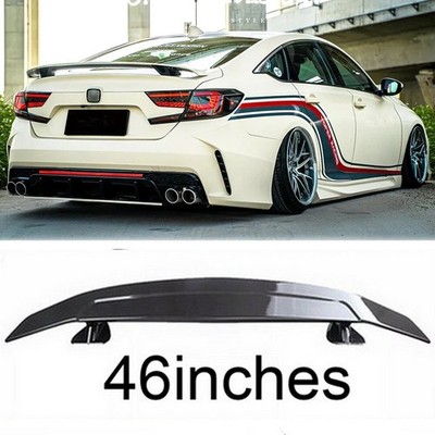 For Honda Accord Coupe Carbon Style 46'' Car Rear Trunk Spoiler Wing Racing