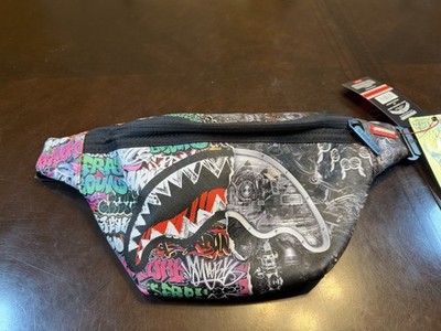 New Sprayground Robot Shark Crossbody Fanny Pack Bag Large