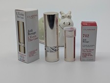 CLARINS Joli Rouge Refillable Lipstick Case Gold+ 742 Satin Refill 3.5 IMPERFECT