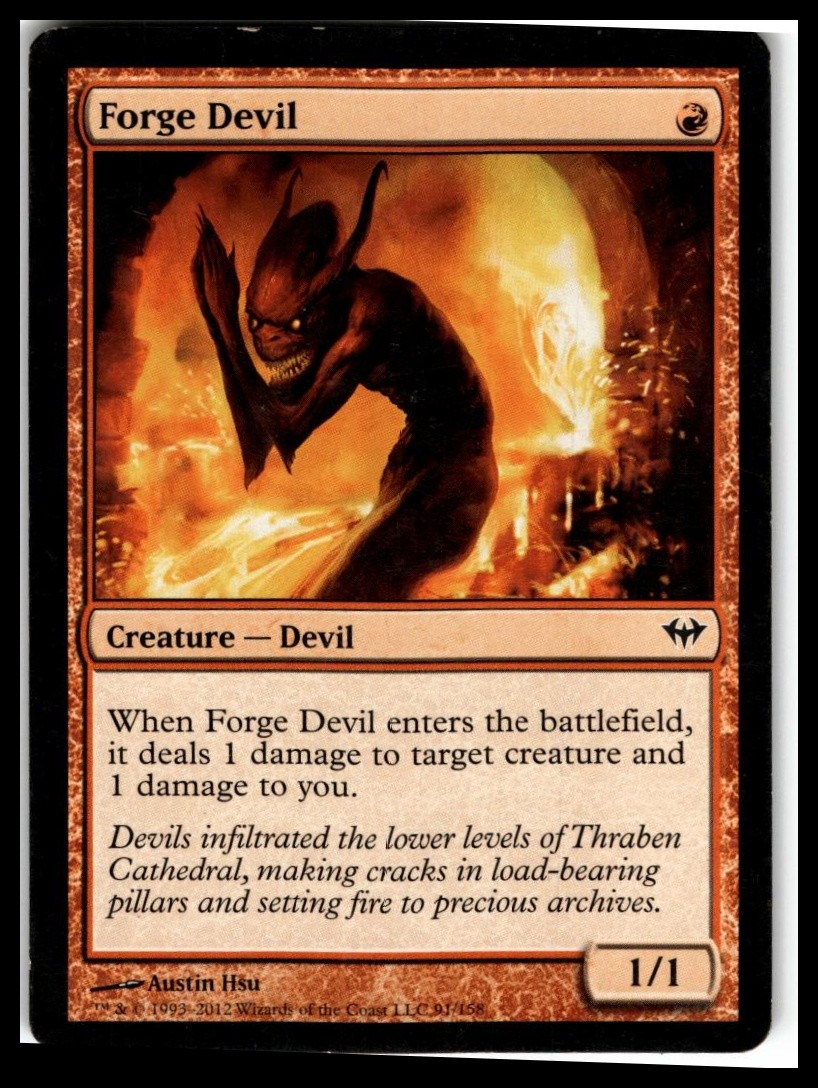 Dark Ascension #91 Forge Devil