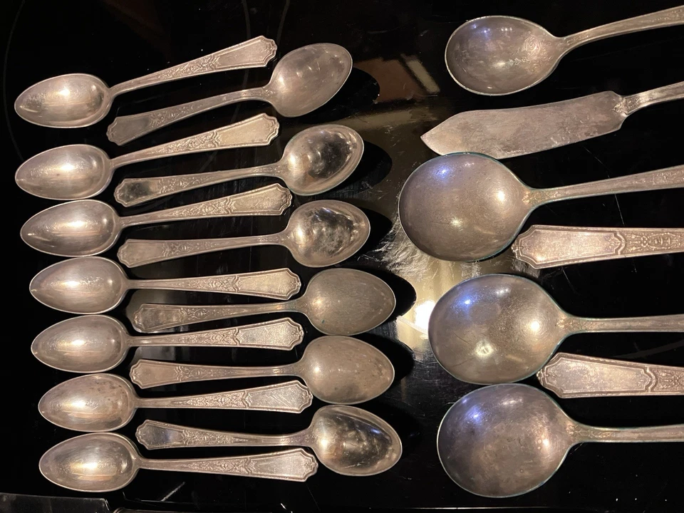 1847 Roger’s  Bros Ancestral  Silver Plate  Silverware Lot - Image 3 of 4