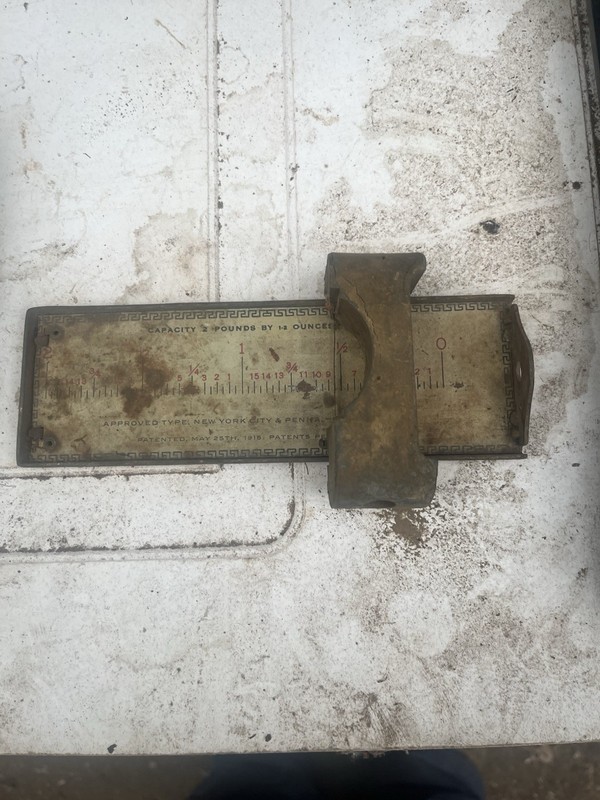 Pelouze Vintage Superb Computing Scale Balance Bar Only