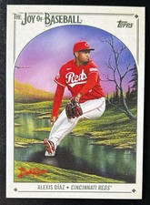 2023 Topps X Bob Ross The Joy of Baseball Alexis Diaz #85 Reds