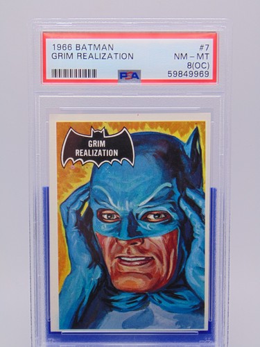 1966 Topps Batman Black Bat #7 Grim Realization