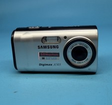 Samsung Digital Camera Digimax A503 5.0MP Silver Tested read 