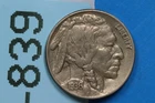1936 5C INDIAN HEAD BUFFALO NICKEL EARLY US TYPE COIN RAW-839