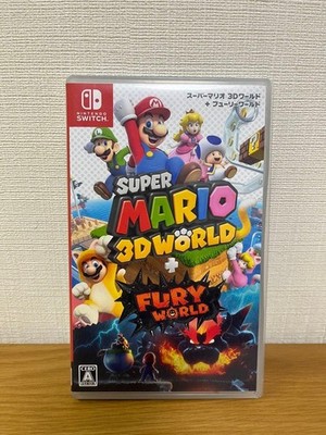 Super Mario 3D World + Fury World for Nintendo Switch Video Game japan used