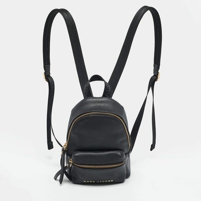 Marc Jacobs Explorer Mini Black Leather and Nylon Backpack | eBay