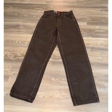 Vans Skate Check 5 Loose Fit Denim Pant Jean Mens size 27 NWT Brown