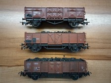 Piko DDR - 3er Set Offene Güterwagen mit Kohleladung, CSD, SBB, DR, gebraucht #1