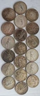 Lot of 19 - 1967 Silver 25 Cents Bobcat Canadian Quarter 100th anniversary Coins