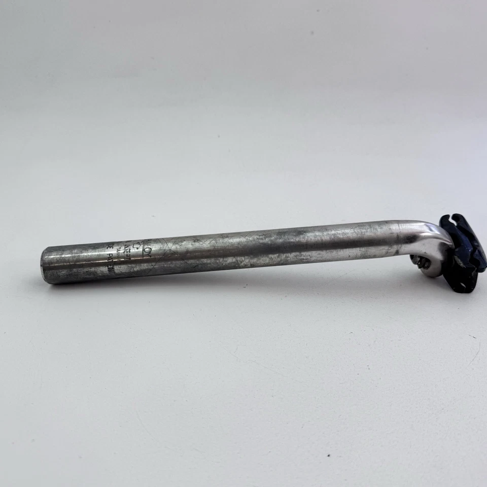 Tija de sillín vintage Kalloy 27,2 mm aleación plateada 300 mm montaña MTB en todo el mundo A10 Foto 3 de 4