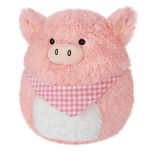 13 inch Pig Plush Pillows, Pink Pig Stuffed Animals, Cute Pillows for Squish,... - Bild 1 von 6
