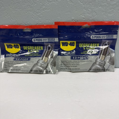 #ad WD 40 Specialist Degreaser and Cleaner EZ PODS Industrial Strength 2x 5 PACKS $15.99