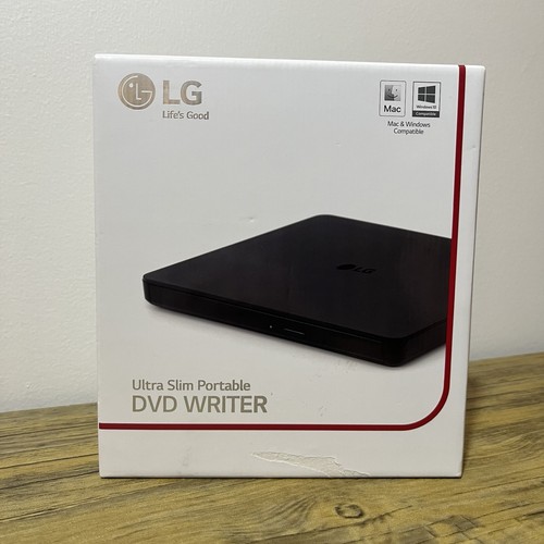LG GP63EX70 Ultra Slim Tragbarer DVD Brenner - M-DISC Unterstützung - Mac + Windows 10