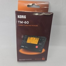 Korg TM60 Combo Tuner Metronome Black Multi-Instrument New Opened Box