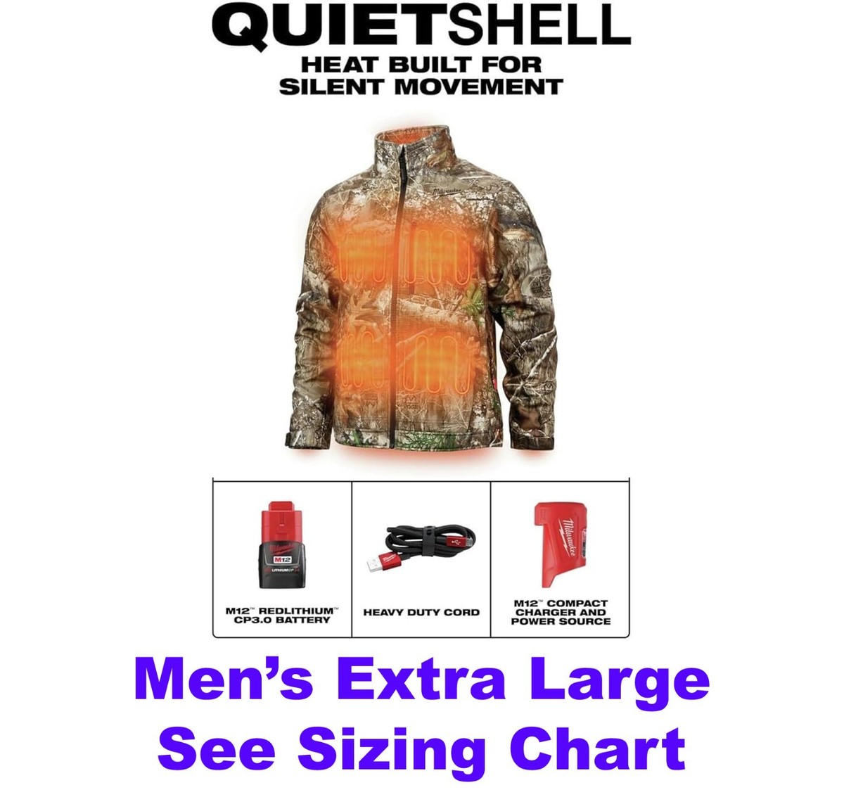 Buy Milwaukee 224C-21M M Size Men's Jacket Camouflage Multicolor