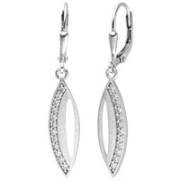 OhrhäNger 925 Sterling Silber 24 Zirk. Ohrringe Boutons Silberohrringe
