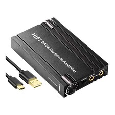 HiFi Headphone Amplifier 16-600  Earphone Rechargeable 3.5mm AUX Input7138