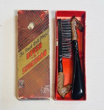 Vintage Horse Head Brush N Shoehorn For Cleaning Shoes 1960 s Japan Original Box