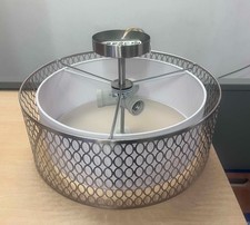 BRAND NEW Erica 3 Light Brushed Nickel Semi Flush Mount