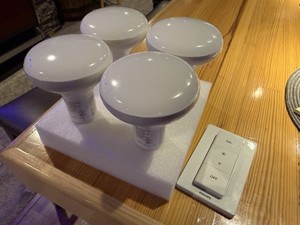 Philips Hue BR30 White & Color Bulbs 4x Plus Hue Switch 650 Lumen