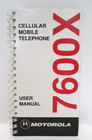MOTOROLA 7600X USER MANUAL