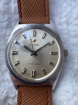 Reloj  suizo Enicar Ocean Pearl 17 J. Original. Excelentes condiciones