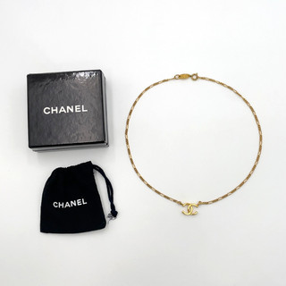 Collana originale Chanel vintage Coco GP 1982 incisa con scatola BA090058
