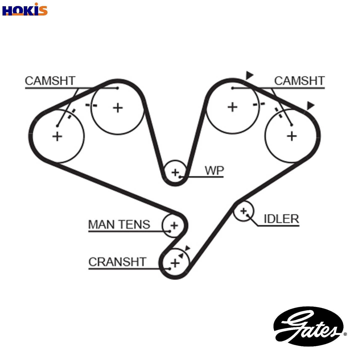 GATES TIMING BELT - 5442XS - Image 5