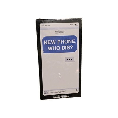 What Do You Meme? New Phone, Who Dis? Party Game Still Sealed NEW 
