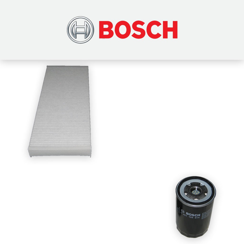 SERVICE KIT for AUDI A4 (B5) 1.8 20V BOSCH OIL CABIN FILTERS (1995-2001)